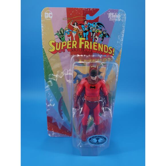 McFarlane Toys DC Retro Super Friends Batman (Red Version) 6" Action Figure NEW - Picture 1 of 8